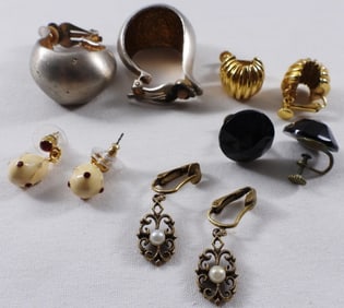 (5) Gold-Toned Earrings