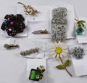 (10) Brooches of Different Kinds