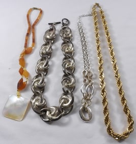 (4) Chunky Necklaces