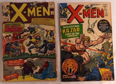 (2) The X-Men 1965 #9-10