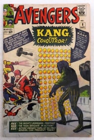 #8 The Avengers 1964 First Appearance Of Kang