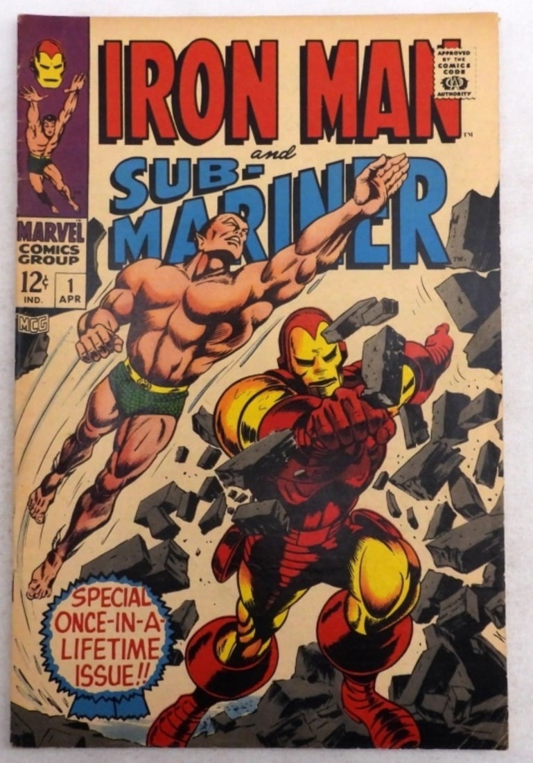 1968 Iron Man and Sub-Mariner #1 12-Cent issue (1 of 4)