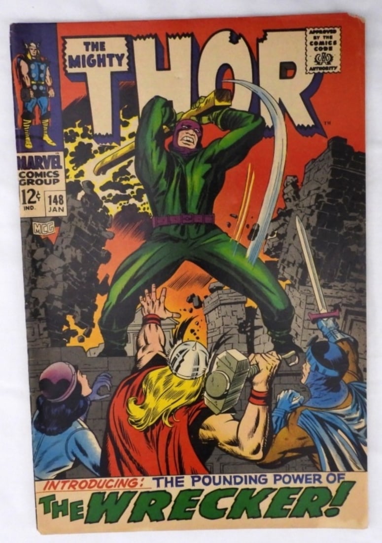 The Mighty Thor #148 12-Cent "The Wrecker!" (1 of 4)