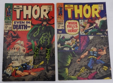 #149 & #150 The Mighty Thor 12-Cent Issues