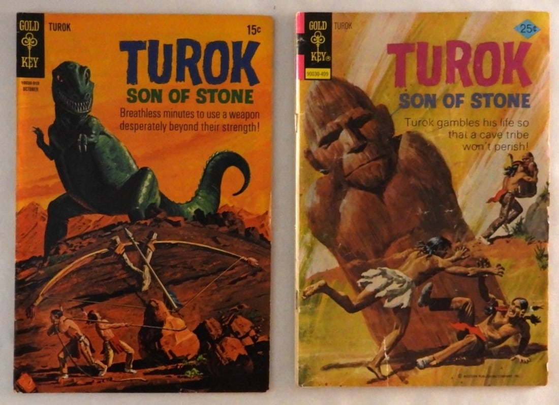 Turok Son of Stone #67 & #92: #67 1969 very good condition, and #92 1974 good condition