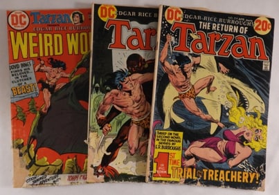 (3) DC Tarzan Comics