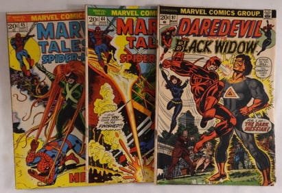 (2) Marvel Tails and (1) Daredevil