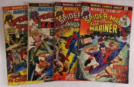 (4) Marvel Team-Ups with Spider-Man