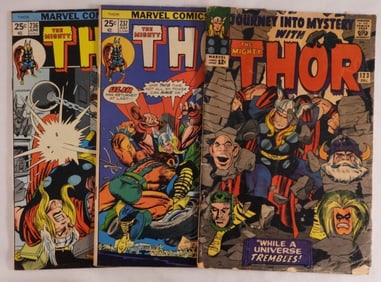 (3) Silver Age Marvel The Mighty Thor
