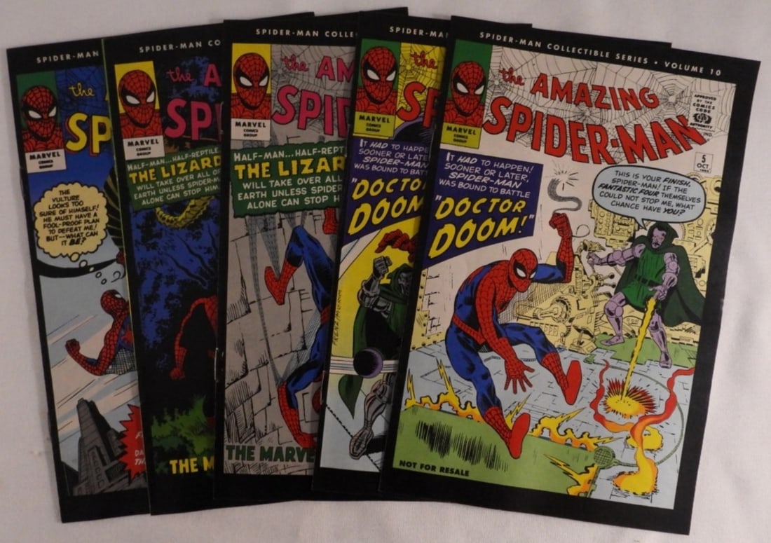 (5) The Amazing Spider-Man: Collectible Series Numbers 10-14