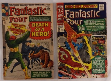 (2) Fantastic Four Marvel Silver Age