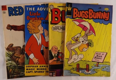 (4) Mix Lot Of Old Comics