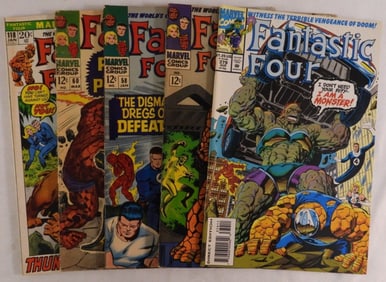 (5) Mixed Lot Of Fantastic Four