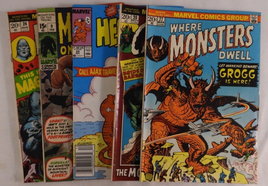 (5) Mixed Lot Of Marvel Comics (1 of 3)
