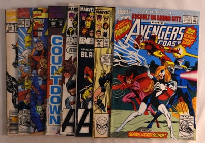 (8) Mixed Avengers Lot 1990's Comics