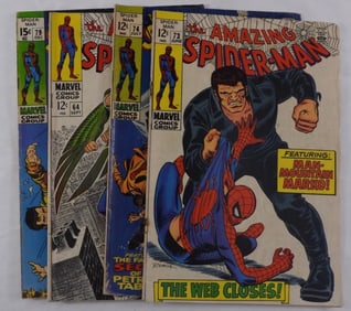 (4) The Amazing Spider-Man #73, #74, #64, #79