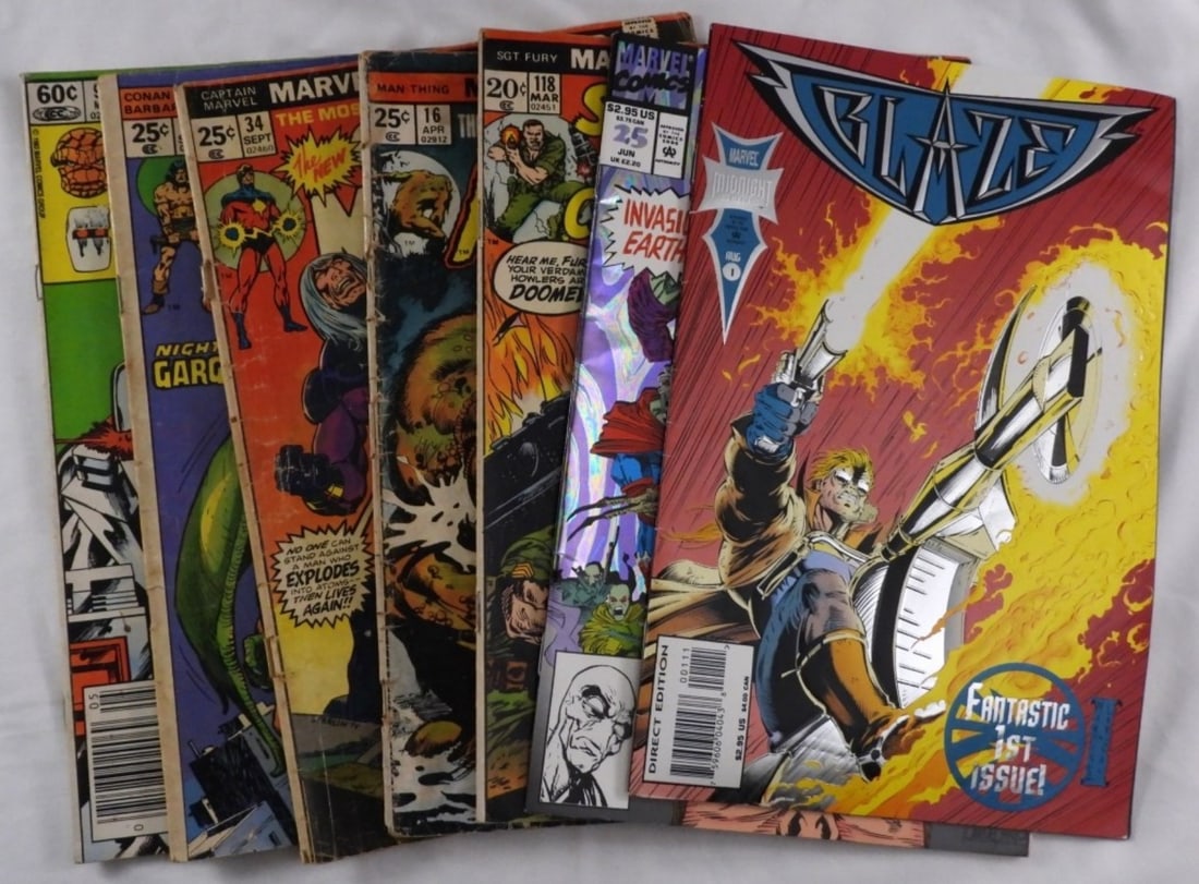 (7) Large Mixed Marvel Comics Lot (1 of 2)