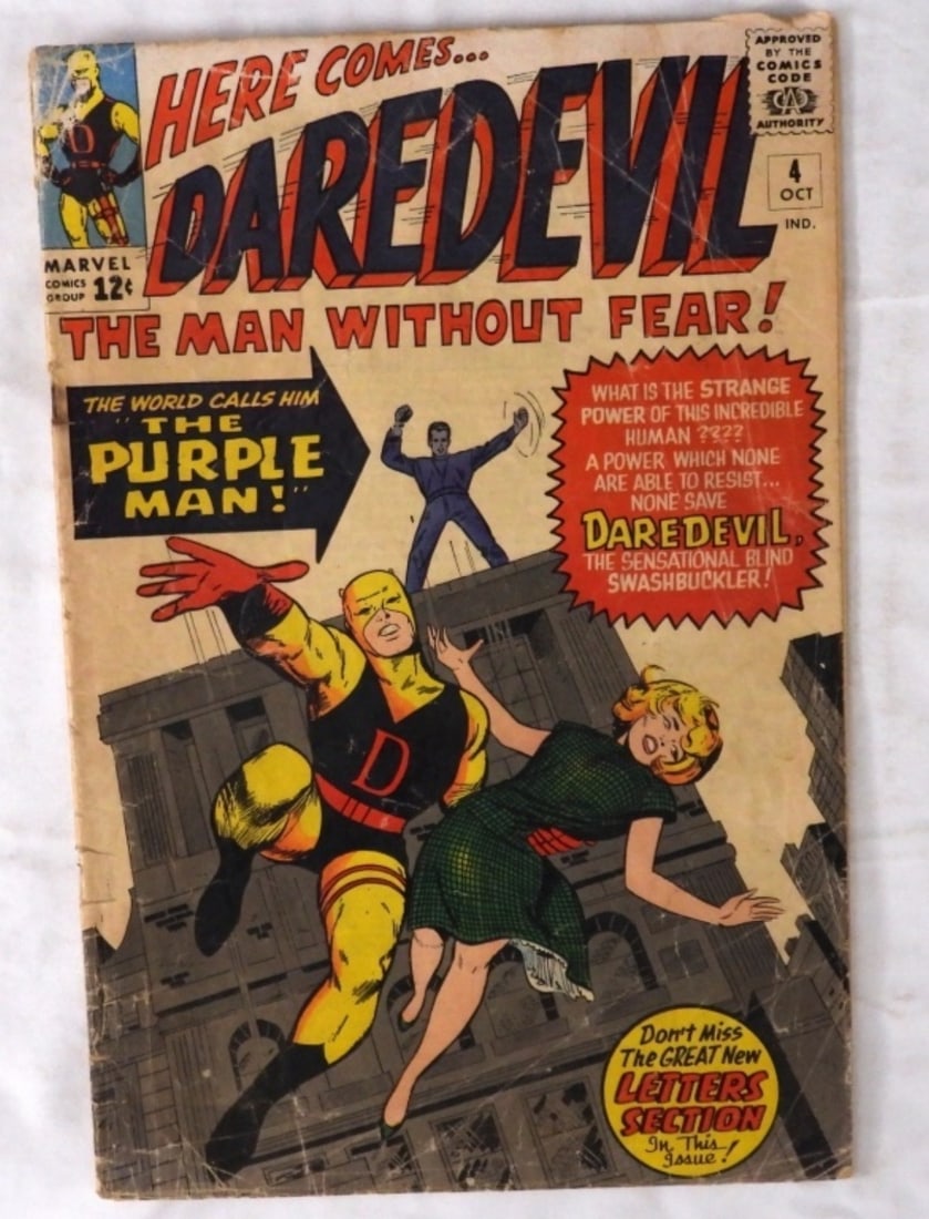 Here Comes Daredevil: Issue #4. 1964. fair condition