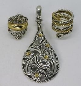 3 Pieces of Carolyn Pollack Sterling Jewelry