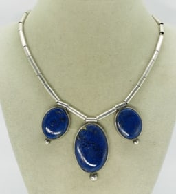 Beckman Mexico 925 Lapis Lazuli Necklace