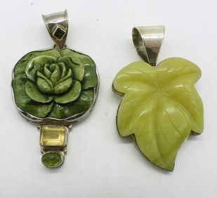 Jay King DTR Jade 925 Pendant & More