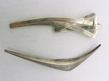 Denmark & Mexico 925 Vintage Brooches