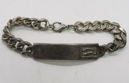 Unengraved 925 ID Bracelet