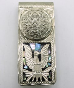 Alpaca Mexico Abalone Money Clip