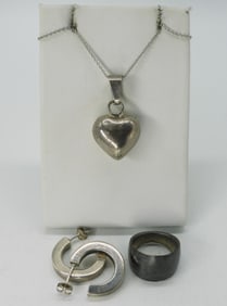 Mexico Harmony Heart Necklace & More 925