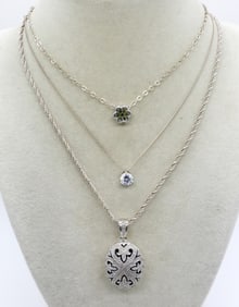 Diamond Necklaces & 925 Chains