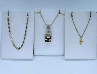 Miranda Frye Gold Tone 925 Necklace & More