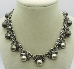 Gorgeous Taxco Sterling Necklace
