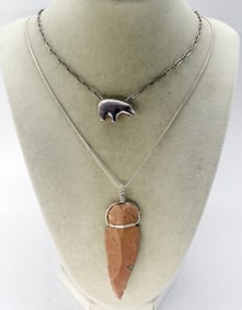 Large Arrow Head on Sterling Chain