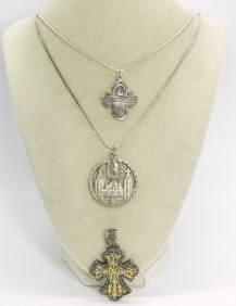 Religious 925 Necklaces & Pendants