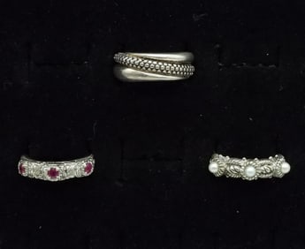 Michael Dawkins & Judith Ripka 925 Rings