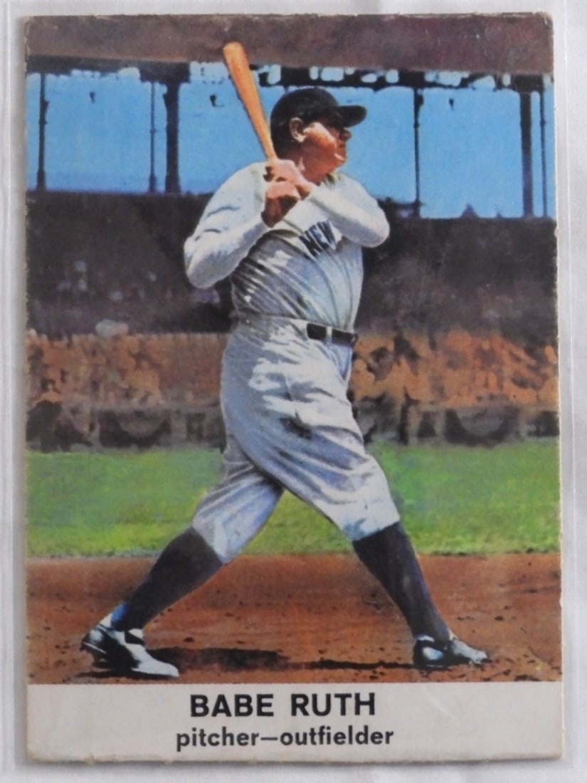Babe Ruth 1961 Golden Press Card 3 (1 of 2)
