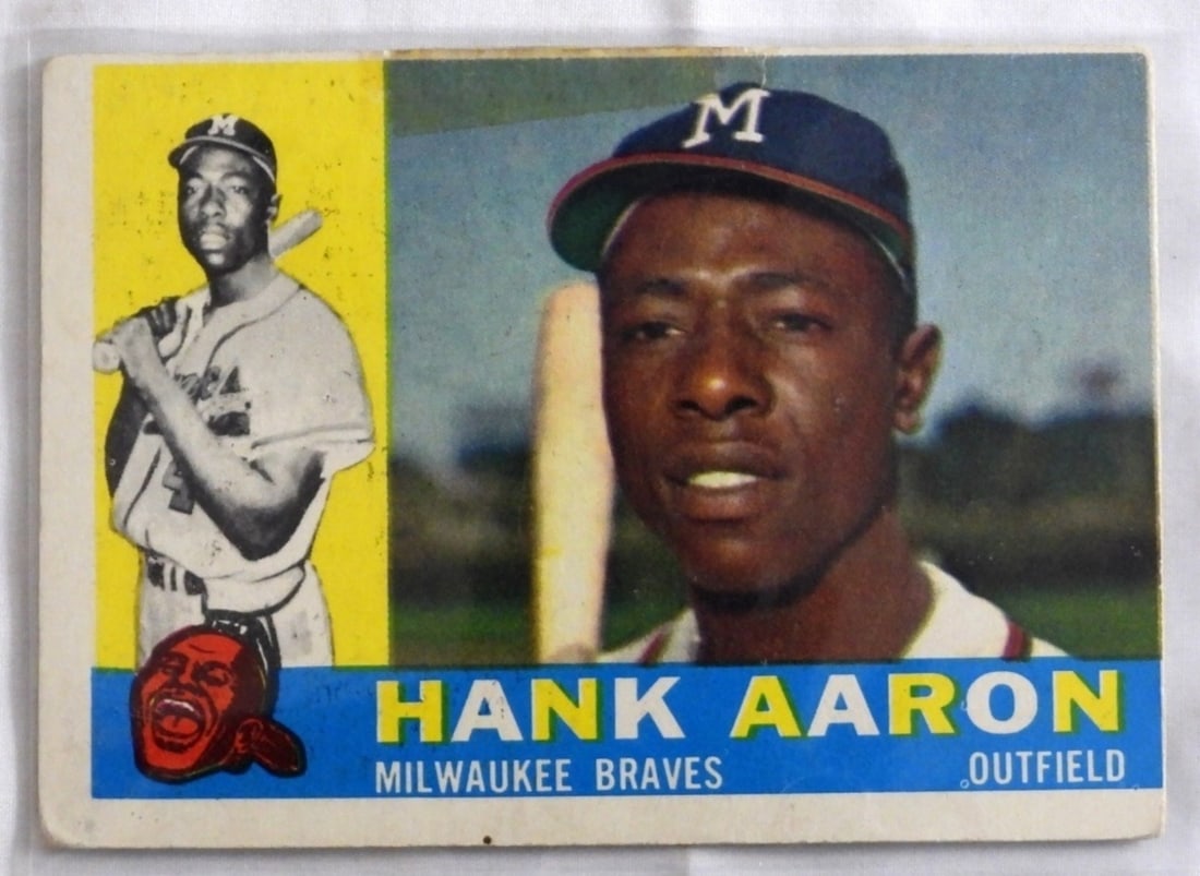 TOPPS Card 300 Hank Aaron