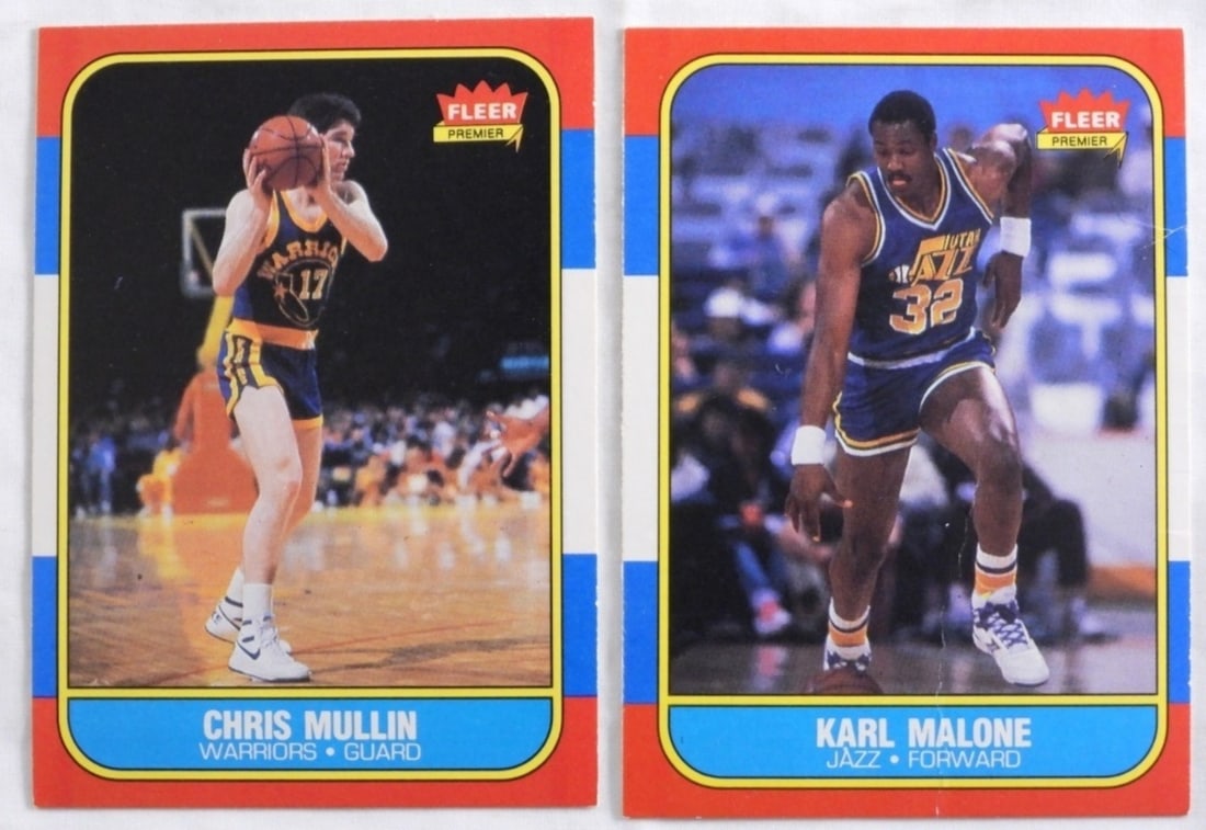 (2) Fleer Basketball Cards (1 of 2)