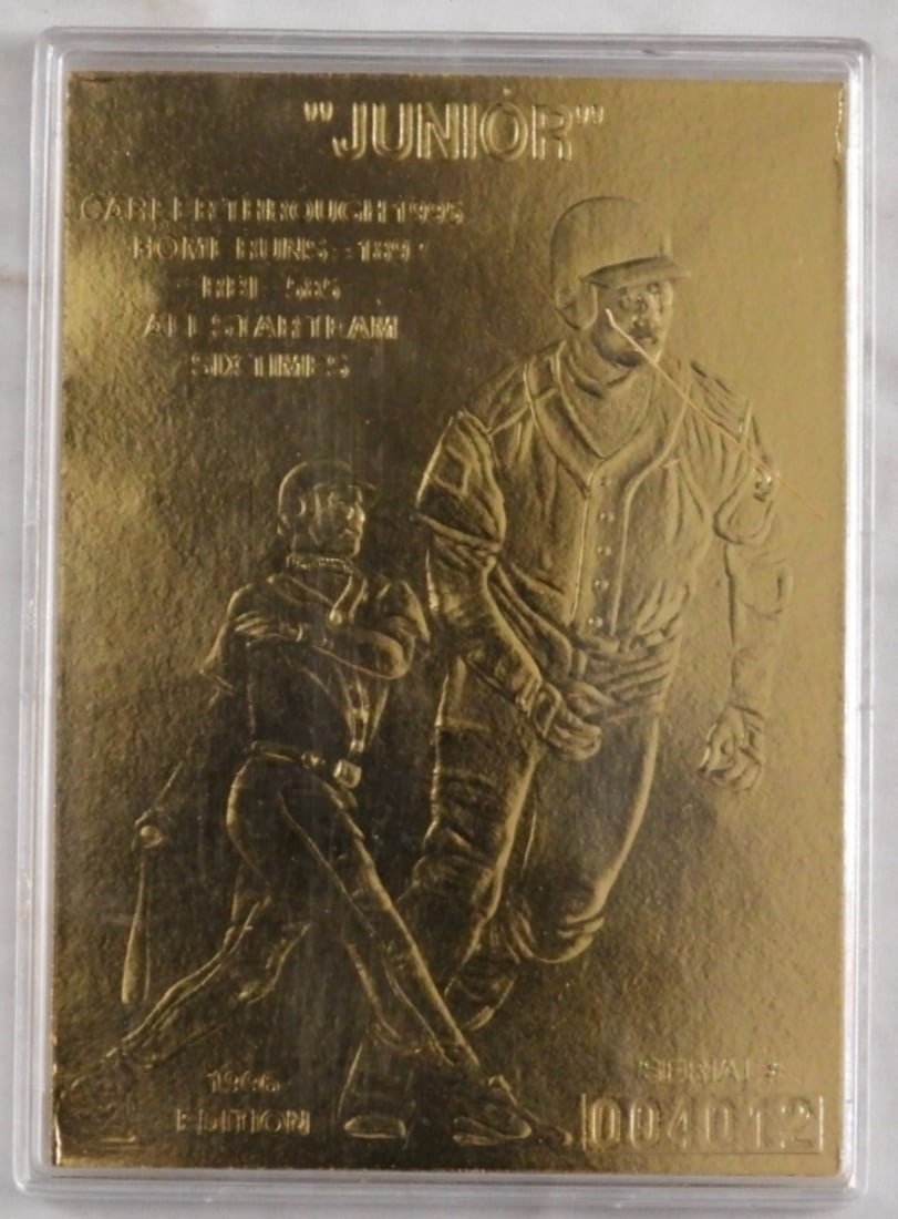 1996 Edition Of Ken Griffey, JR Gold Card (1 of 2)