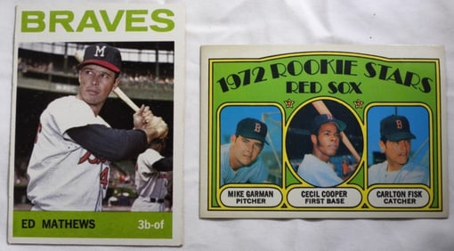 (2) TOPPS Baseball Cards