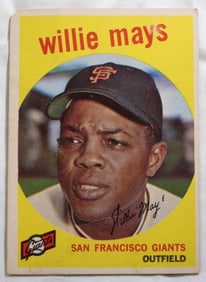 Willie Mays TOPPS Card Number 50
