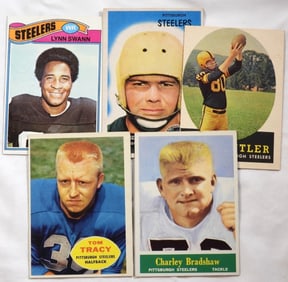 (5) Pittsburgh Steelers Players Cards