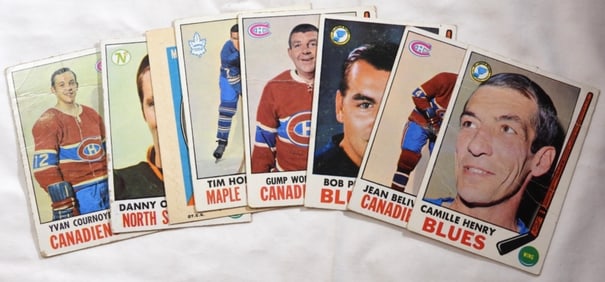 (9) Hockey Collectible Player Cards