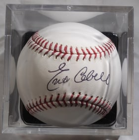 Enos Cabell Signed Baseball