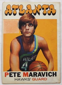 Pete Maravich TOPPS Card