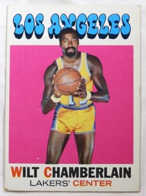 Wilt Chamberlain TOPPS 1968 Card
