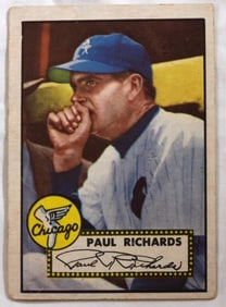 Paul Richards TOPPS Card
