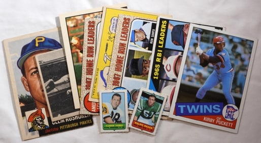 (7) Mixed Lot Of Baseball Cards