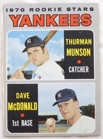 1970 Rookie Stars Yankees # 189 TOPPS