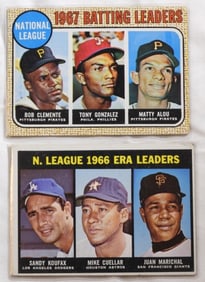 1966 & 1967 National League Leaders TOPPS